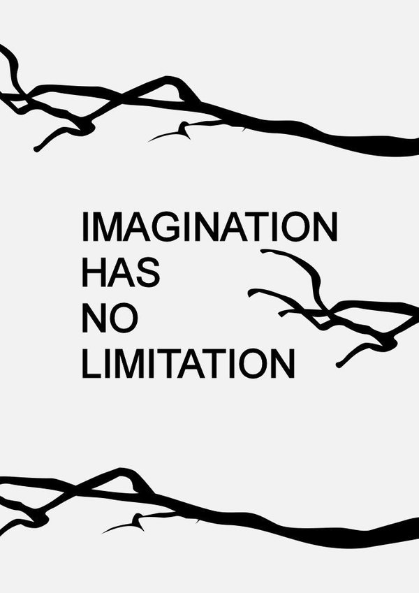 IMAGINATION HAS NO LIMITATION TAULU
